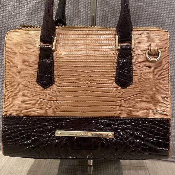 Brahmin Croc Embossed Satchel - Picture 16 of 16